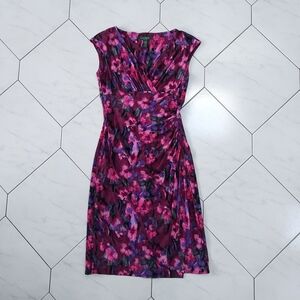 Lauren Ralph Lauren Pink Floral Dress Size 2
